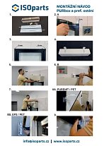 MONTÁŽ PURENITOVÝCH BOXŮ PRO PODOMÍTKOVÉ EXTERIÉROVÉ ŽALUZIE